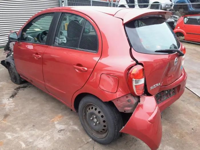 Rear door window 4-door, left Nissan Micra