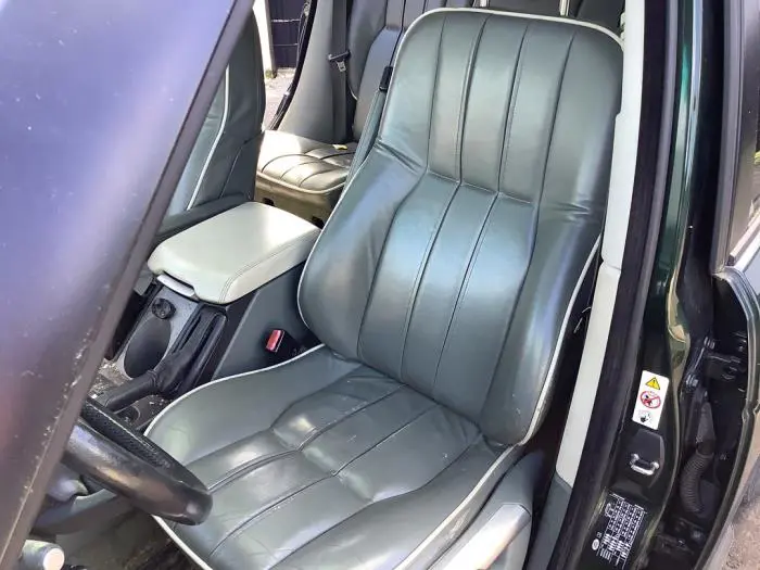 Seat, left Landrover Range Rover