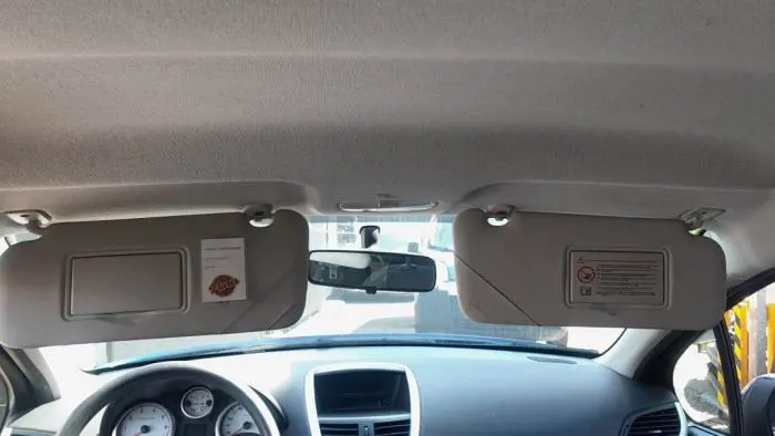 Sun visor Peugeot 207