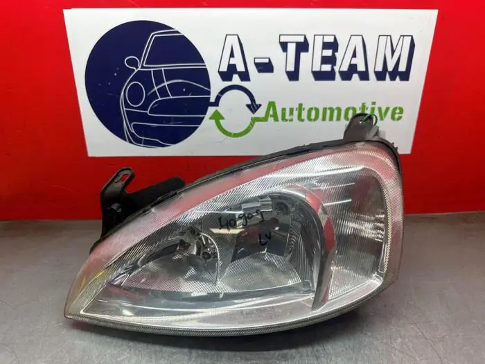 Headlight, left Opel Corsa