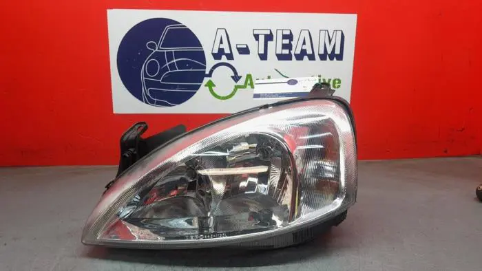 Headlight, left Opel Corsa