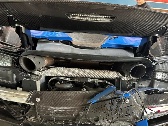 Exhaust rear silencer McLaren 720S