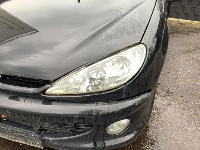 Headlight, left Peugeot 206