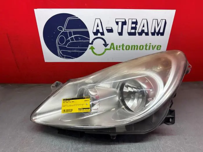 Headlight, left Opel Corsa