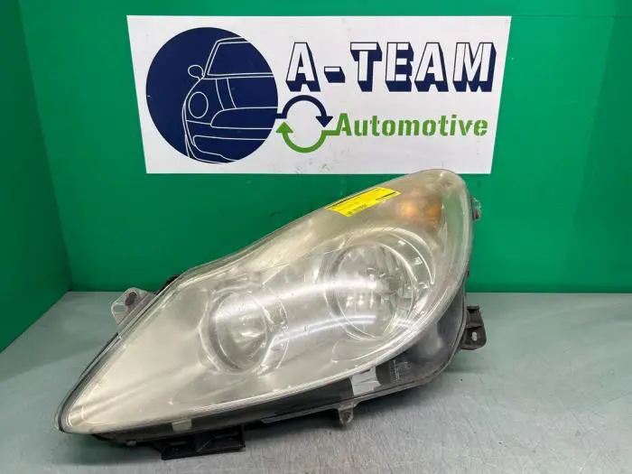 Headlight, left Opel Corsa