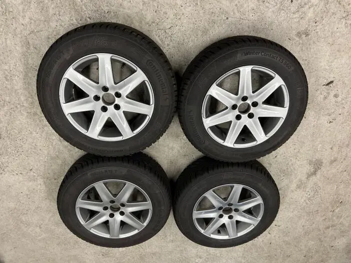 Set of wheels + winter tyres Volkswagen Golf